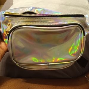 Iridescent fanny pack